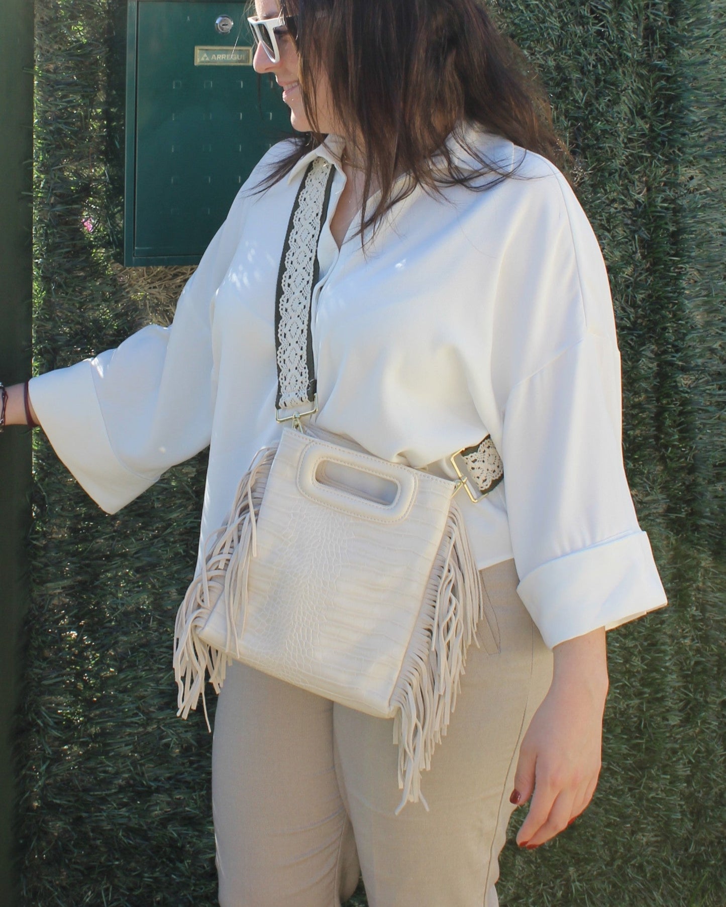 Bolso Luna Blanco