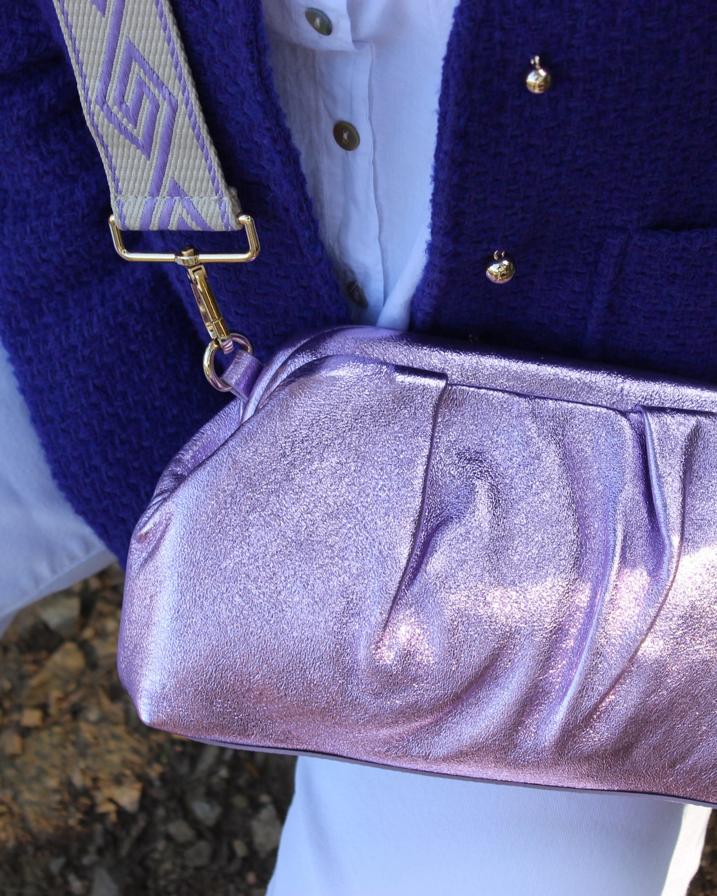 Bolso The Pouch violeta
