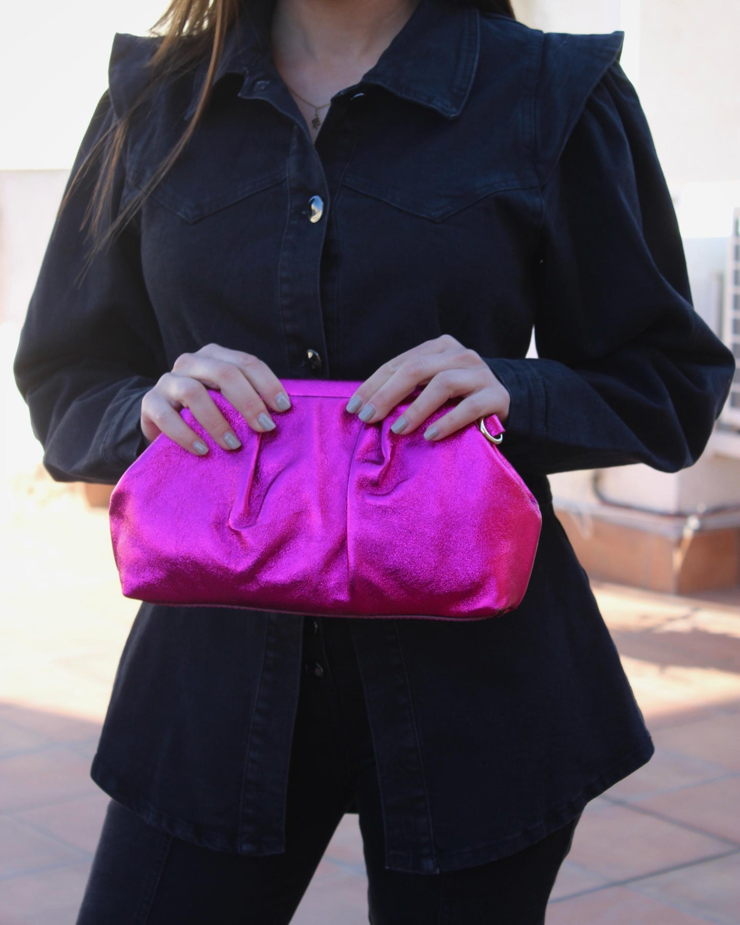 Bolso The Pouch fucsia