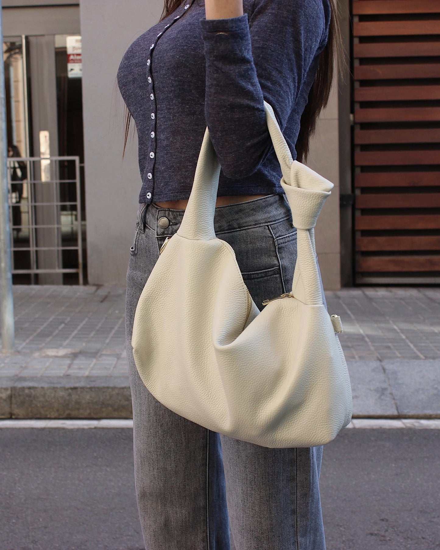 Bolso Jordina blanco crema