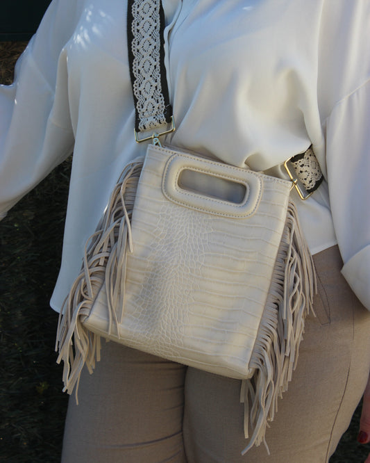 Bolso Luna Blanco