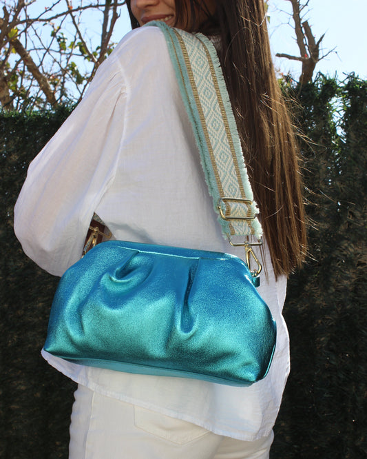 Bolso The Pouch turquesa