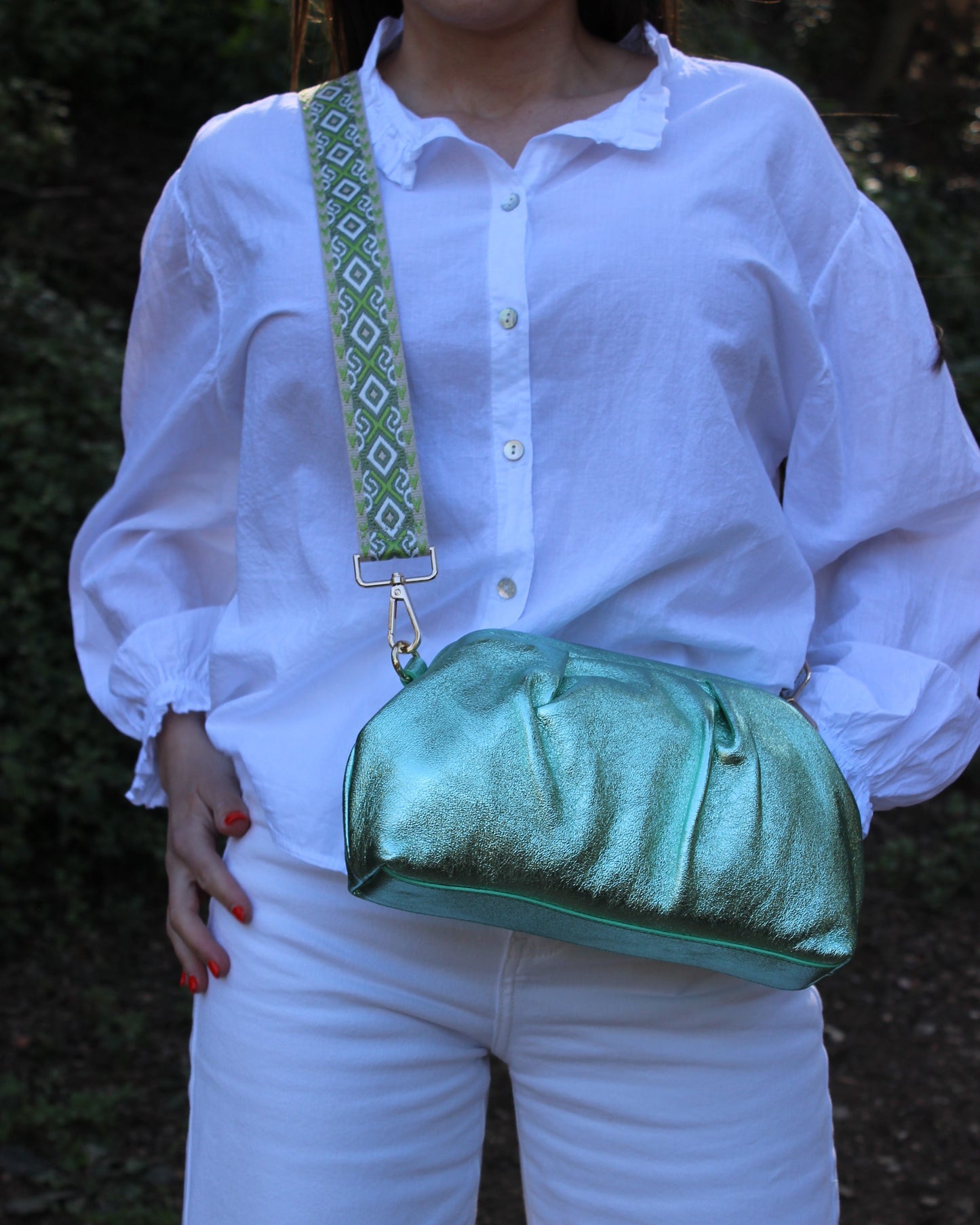 Bolso The Puch verde pastel